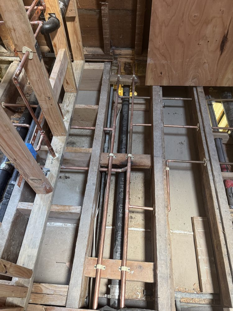Whole-house copper repipe installed by 5Star Plumbing Seaside